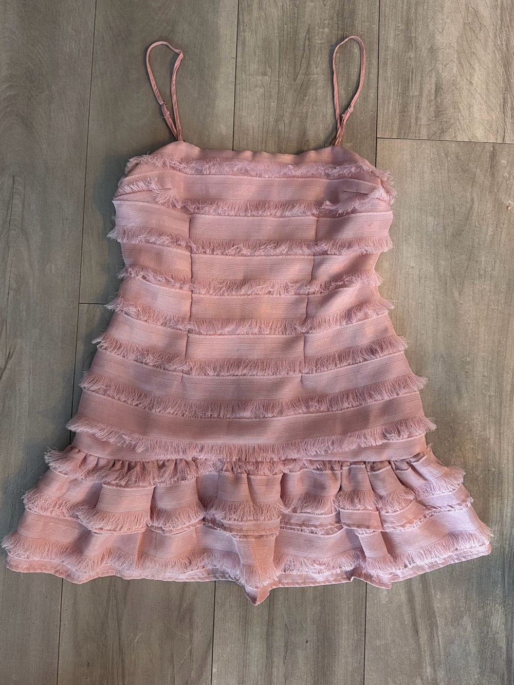 Princess Polly Pink Ruffle Tiered Mini Dress